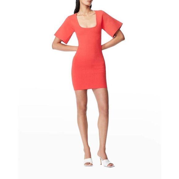 HERVÉ LÉGER Ribbed-knit mini dress - Picture 3 of 12